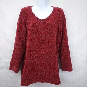 Habitat Sweater Women's S Confetti Swing Pullover Chunky Knit Cabin Boho Granny